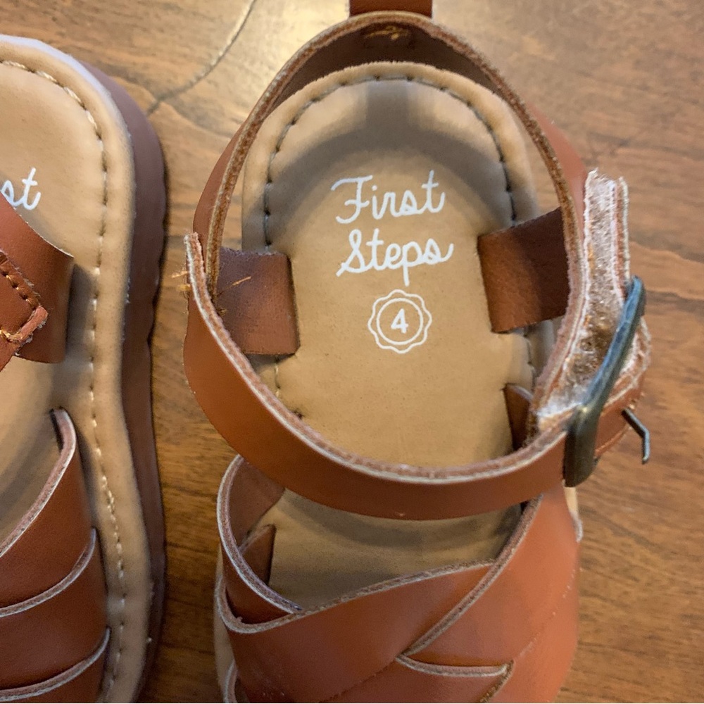 First Steps braided sandals - Picture 3 of 5